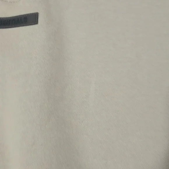 Fear of God Essentials Men's Zip-Up Sweater Light TAN - Picture 3 of 5